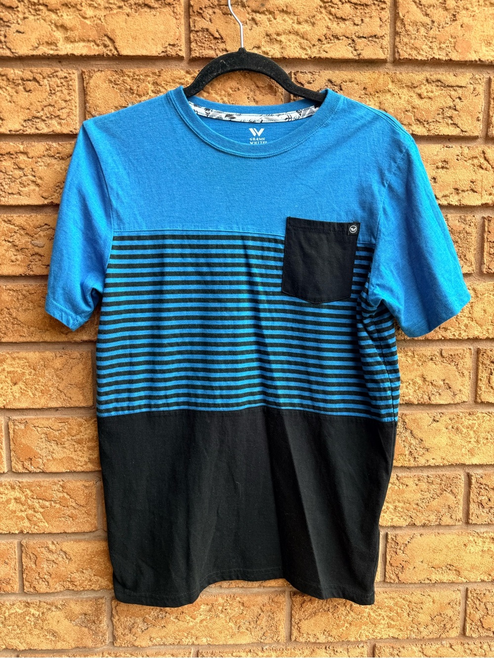 10/$25 • Shaun White Modern Tri-Tone Colorblock Pocket T-Shirt